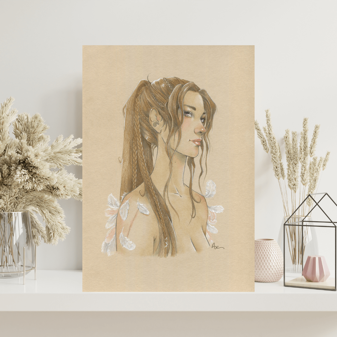 Illustration de Céleste, réalisée par Aemarielle